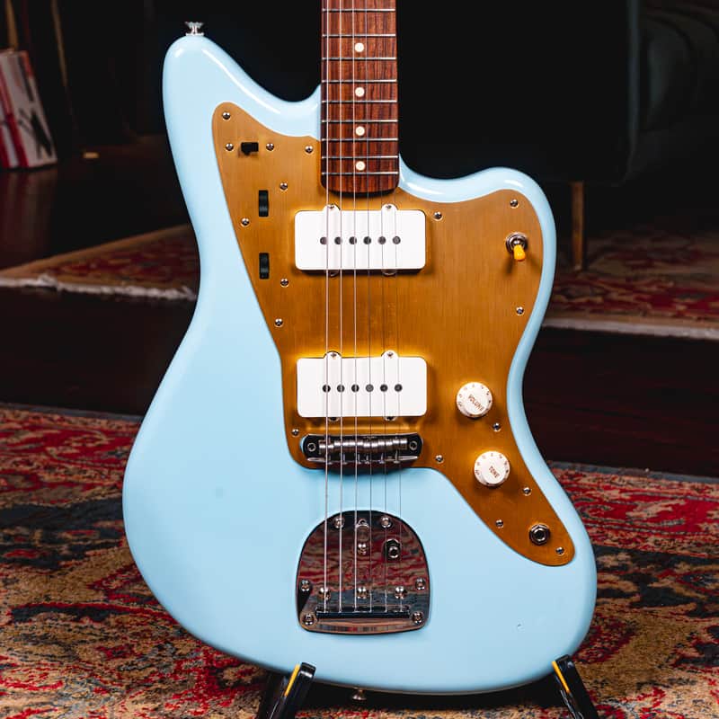 2023 Fender Vintera II '50s Jazzmaster Electric Guitar, Sonic Blue w/ OGB - Used image 1