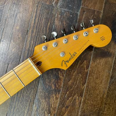 1989 Fender ST-54 Stratocaster 1954 Reissue Electric Guitar Sunburst MIJ 'F' Serial image 8