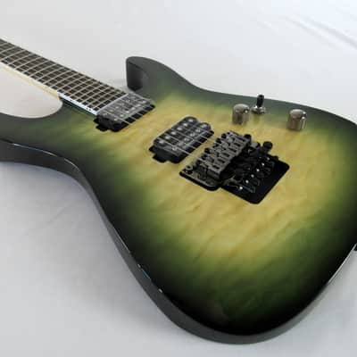 Jackson Pro Soloist SL2Q MAH AB Alien Burst Never Played or Displayed 2018 New Old Stock Elec Guitar image 3