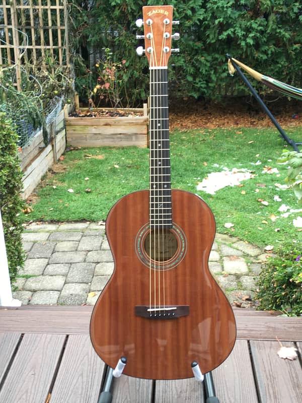 Zager Acoustic-Electric "Parlor" (Truly a 12-Fret 00-000 Size) 2020 Mahogany image 1