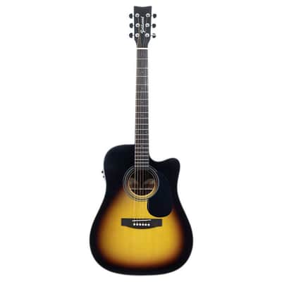 GOLDWOOD gw-pc-dce-ss chitarra elettroacustica satin sunburst image 1