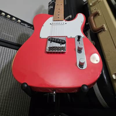 Fender California Telecaster with Maple Fretboard 1997 - 1998 - Fiesta Red image 3