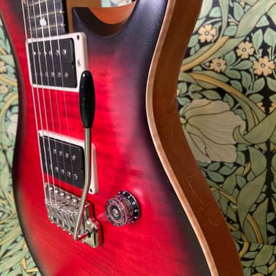 Paul Reed Smith CE-24 Satin Nitro Scarlet Sunburst 2017 image 4