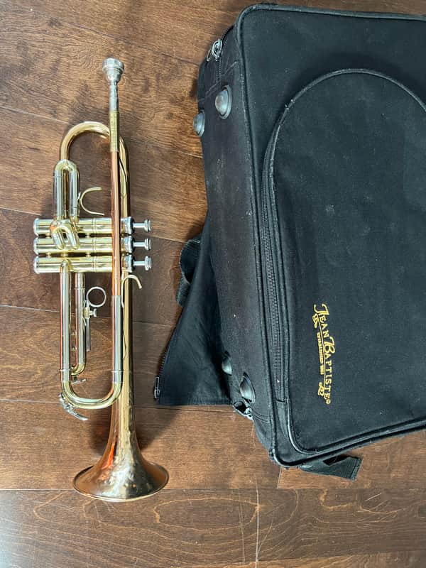 Jean Baptiste brand Trumpet with case and mouthpiece image 1