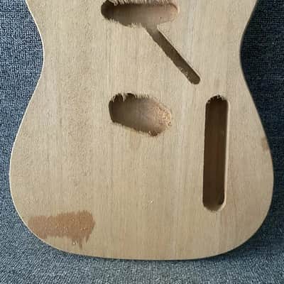 DIY Basswood Single Cut Guitar Tele Style Basswood Body image 3