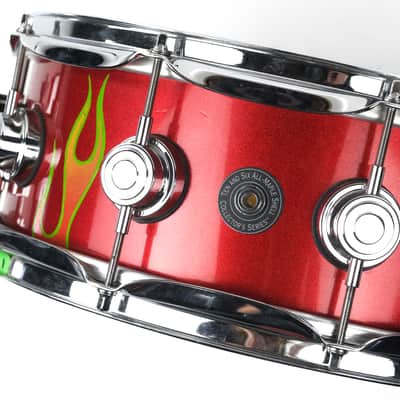DW Collectors Series 3-Piece Flame Drum Kit (Kick, Snare, Floor Tom) Owned by Brian Setzer image 23