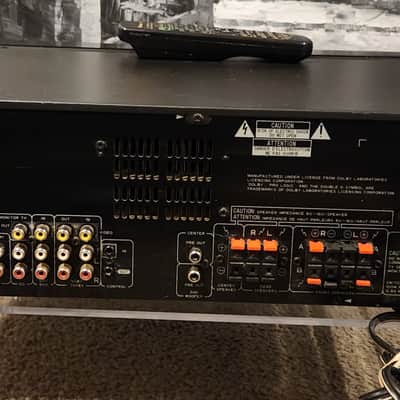 Pioneer Pioneer VSX-455 AV Receiver AM/FM Tuner Stereo Amp 1995 - Black metal image 7