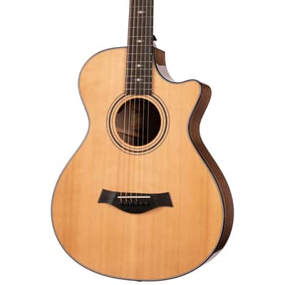 Taylor Custom Select 312ce 12-Fret Western Red Cedar/Walnut (096) image 3