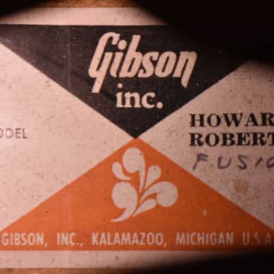 1980 Gibson Howard Roberts Fusion Tobacco Sunburst w/OHSC image 15