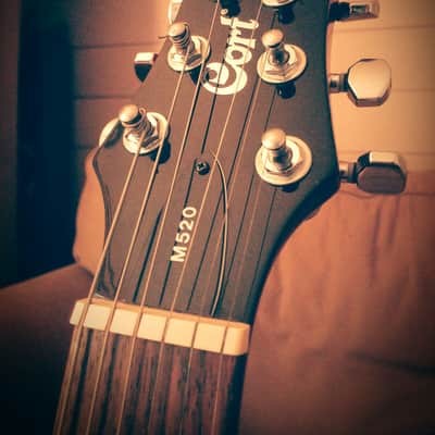Cort M520 M-520 Cherry Sunburst, made in Korea image 8