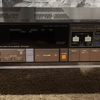 Sony Vintage Sony STR-AV360 is an FM/AM stereo receiver 1987 - Black image 3