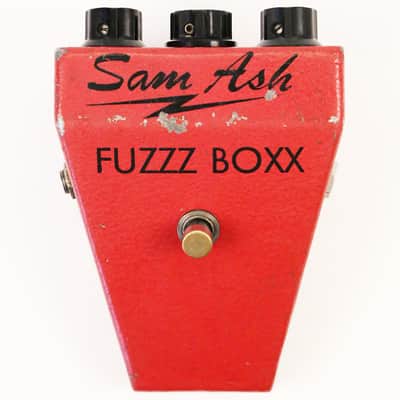 Sam Ash Fuzzz Boxx Fuzz Pedal 1960s Red
