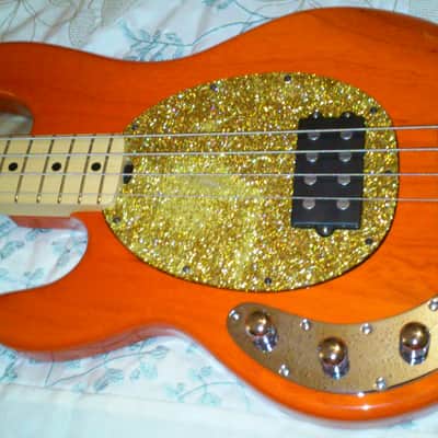 Spring Time!!! Ernie Ball STING RAY discontinued color RED /Orange FUNK MACHINE!! image 13