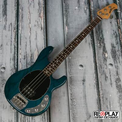 Used - 1994 Ernie Ball Music Man Stingray (Transparent Teal) image 5