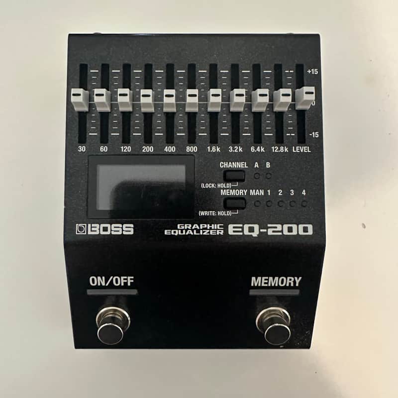 Boss EQ-200 Equalizer 2019 - Present - Black image 1