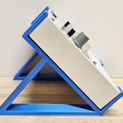 Electric Blue Color 45 Degree Angle Stands For Korg Volca Bass FM Keys Nubass Loop Synthesizer - Made in USA image 3