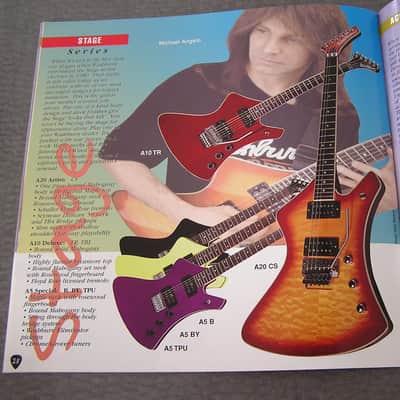 Washburn Catalog  1996 - Excellent condition! Dimebag, Nuno, Hagar, etc. image 19