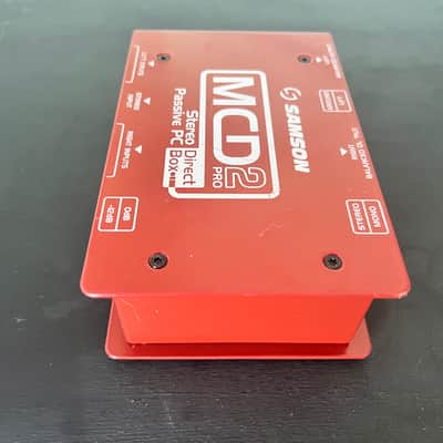 Samson MCD2 Pro S-Max Series Stereo Passive PC Direct Box 2010s - Red image 4