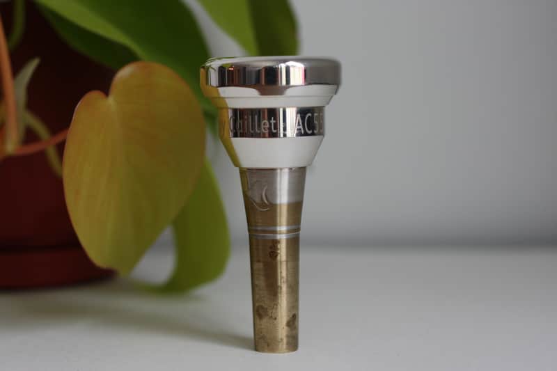 Romera Brass Anthony Caillet Euphonium Mouthpiece  - Silver plated image 1