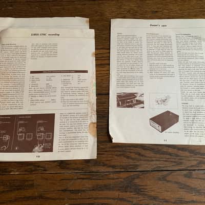 TEAC A- 2340 4 CHANNEL SIMUL SYNC STEREO TAPE DECK MANUAL/BOOKLET- MAKE OFFER! image 7