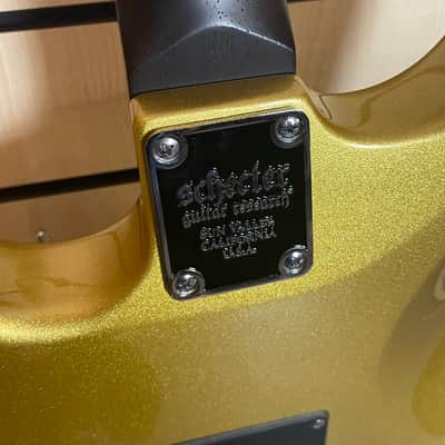 Schecter Nick Johnston 10th Anniversary Traditional HSS AS Atomic Saffron Electric Guitar Made in Indonesia image 12