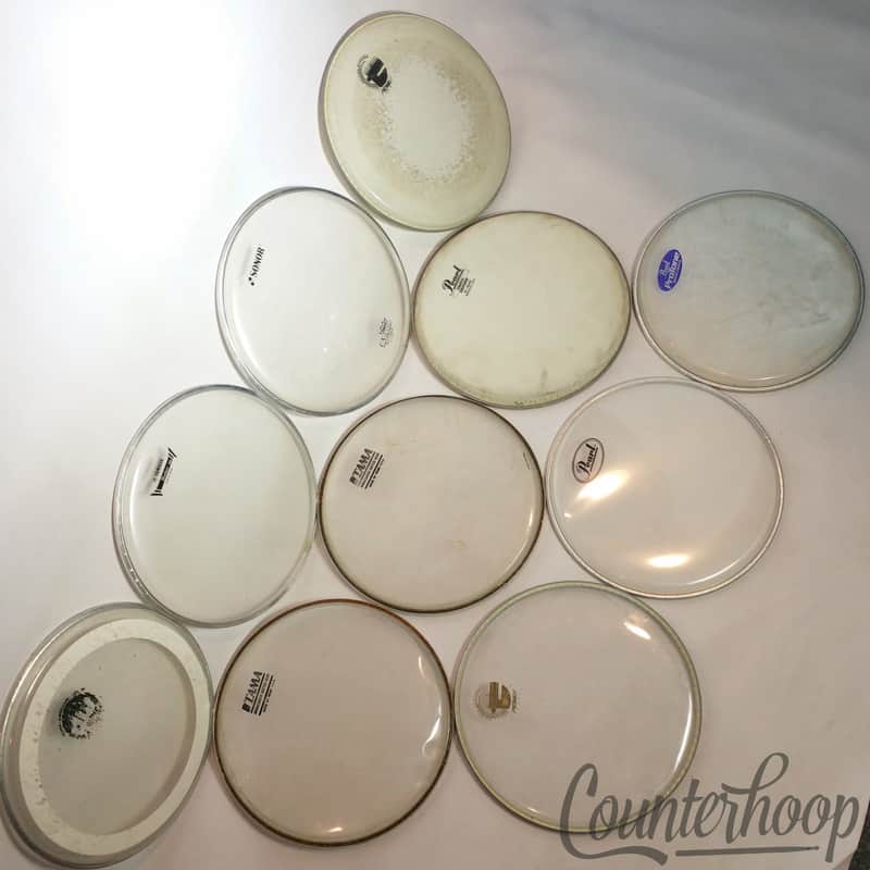 10x10"Tom Drum Heads-DW,Tama Ambassador,Pearl Emperor,Peavey Radial Bridge,Sonor image 1