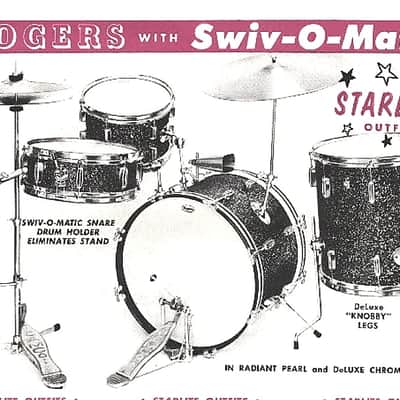 Rare Rogers Swiv-O-Matic Snare Drum Holder #380R - 1960 / INSPECTED & TESTED image 9