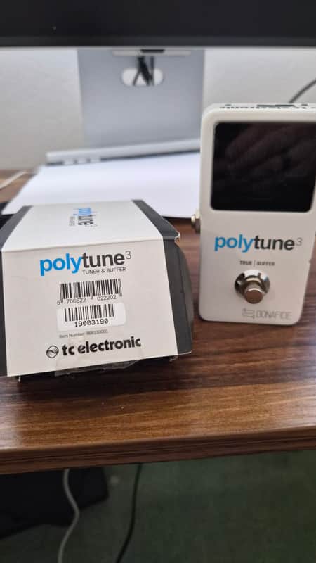 TC Electronic Polytune 3 Polyphonic Tuner Pedal 2017 - Present - White image 1