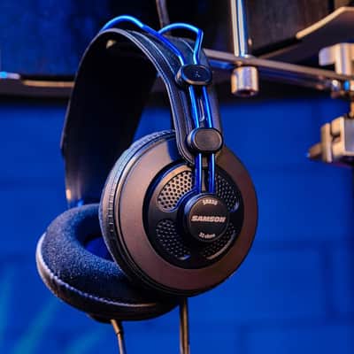 Samson SR850 Professional Studio Reference Headphones 3.5mm or 1/4" connectivity image 6