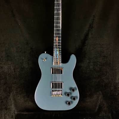 Electrical Guitar Company TT2 all aluminum 2018 Polished and powder coat gray/blue Aaron Turner image 1