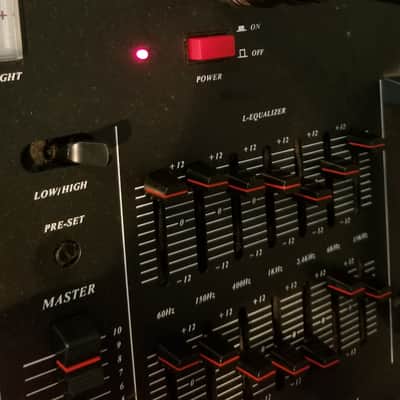 Rare Vintage DJ Equipment Gem Sound DMX-90 Stereo Mixer  1990's Black image 4