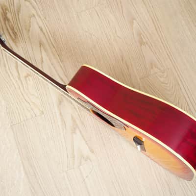 1960s Lyle 680-L Hummingbird Set Neck Vintage Dreadnought Acoustic Guitar Japan w/ Case image 13
