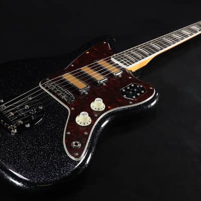 Fender Limited Edition Gold Foil Jazzmaster Ebony Fingerboard - Black Sparkle 539 image 2