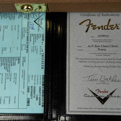 Fender Custom Shop 1960 Precision Bass Closet Classic - Surf Green image 18