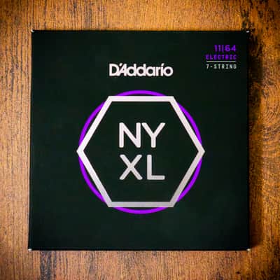 10 SETS - D'Addario NYXL1164 Nickel Wound Medium 7-String Electric Guitar Strings, 11-64 (NEW/SEALED) image 3