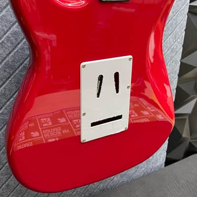 Harley Benton ST-62CC "Stink-182" SkunkWerx MOD Shop Inc. Our In-USA Fret Dress USA Stock Fast Ship ST-182 Plus Tom Delonge Tribute UFO DragonfireDakota Red image 10