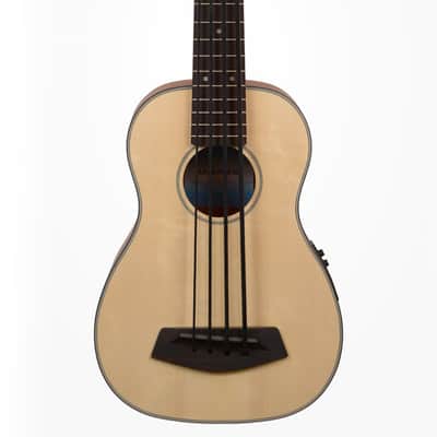 Kala U Bass Spruce Top Left Handed Fretless Bass image 1