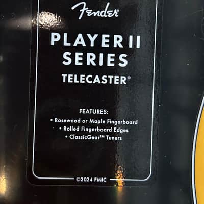 Fender Player II Telecaster 2024 - Butterscotch Blonde /6lbs. 4.7oz. #MX24074247 image 6