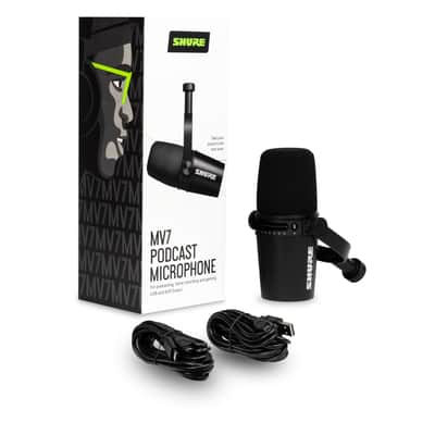 Shure MOTIV MV7 USB/XLR Podcast Microphone Black image 4
