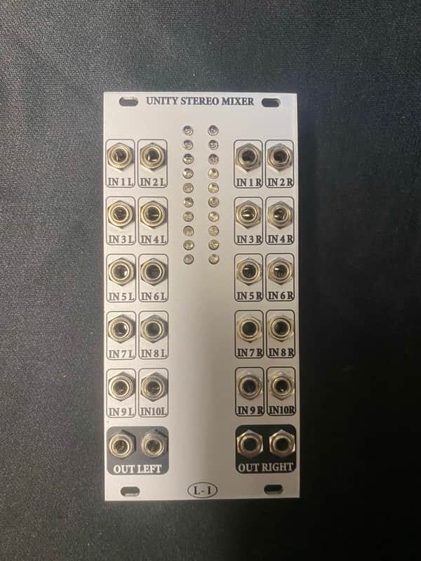 LNIB L-1 unity stereo summing mixer eurorack image 1