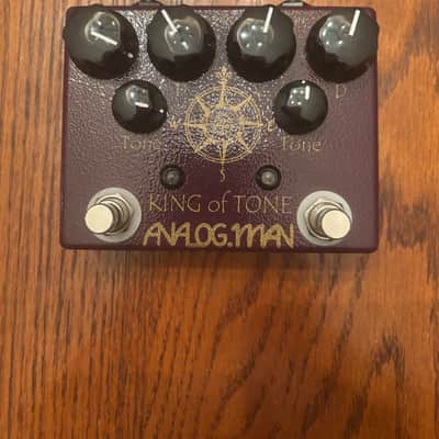 Analogman King of Tone V4 with Red Side High Gain Option | Reverb