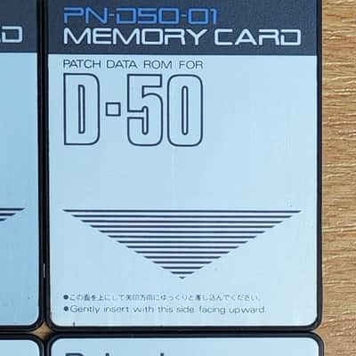 Roland PN-D50-01 ROM Memory Card for D-50 Synthesizer Factory sounds