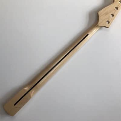 Fretless 4 String Jazz Bass Style Maple Neck, Fretless Fingerboard Fretboard image 4