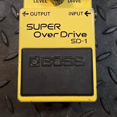 Boss SD-1 Super Overdrive Early MIT Taiwan JRC4558DD Chip ACA Converted to PSA 9vDC Spec image 2