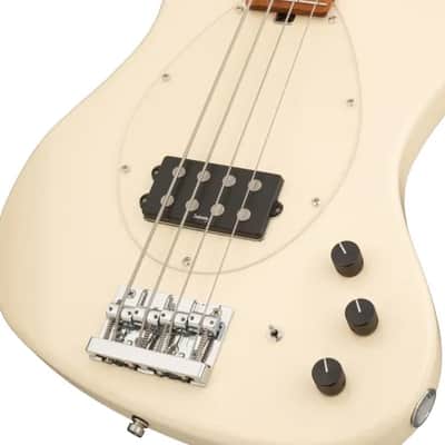 Sadowsky MetroExpress 21-Fret Vintage M Bass, Roasted Maple Fingerboard, 4-String - Solid Olympic White High Polish image 5