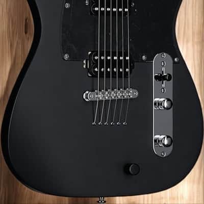 Michael Kelly Hybrid 55T Electric Guitar - Black Satin | Versatile Tone, Sleek Style image 4