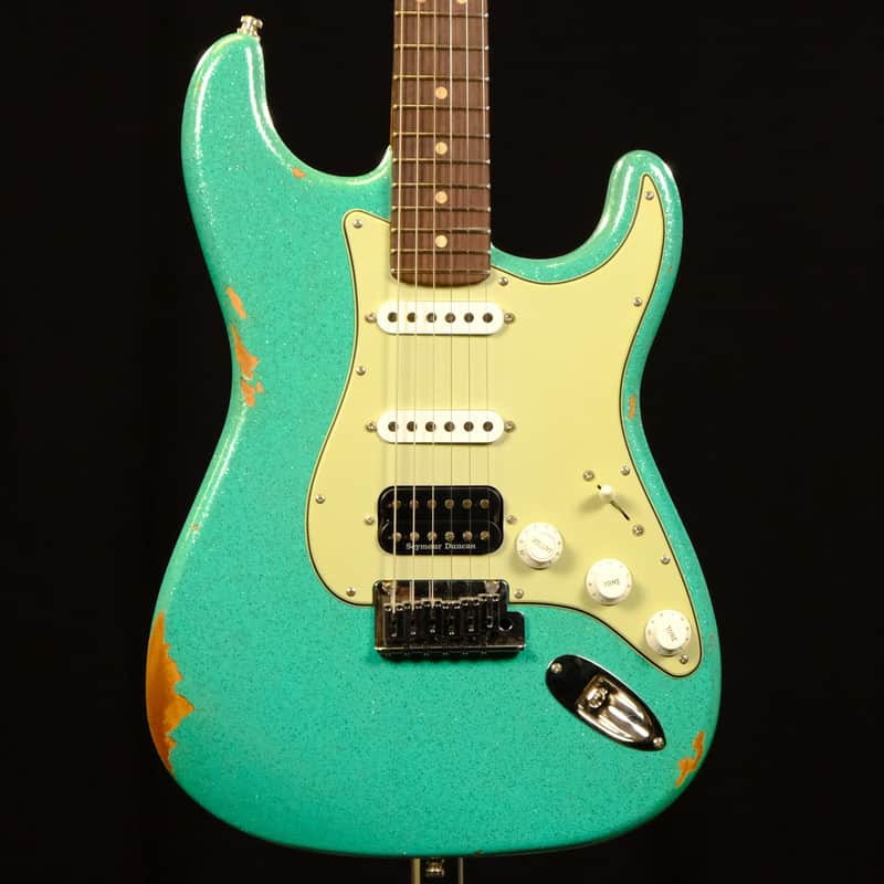 Fender Custom Shop Custom Deluxe Stratocaster - Seafoam Green Sparkle image 1