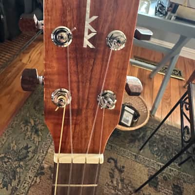 Kamaka HF-4 Baritone Ukulele (2023), ser. #231277, original black tolex hard shell case. image 2
