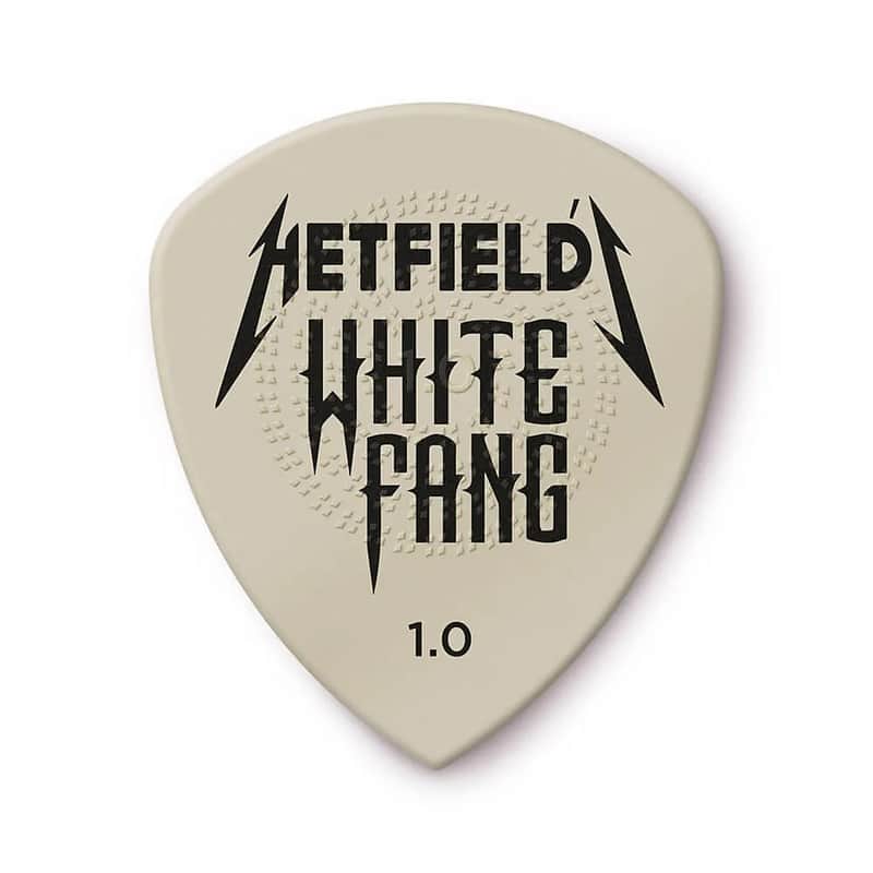 Dunlop PH122R10 James Hetfield White Fang Custom Flow 1mm Guitar Picks (24-Pack) image 1
