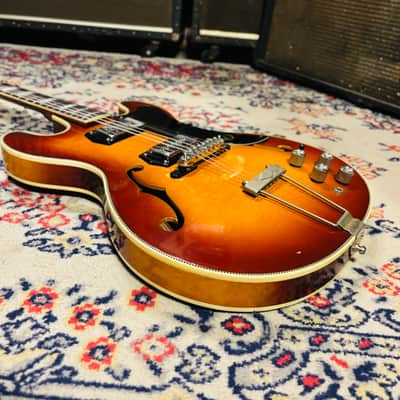 1966 Kay K650 Swingmaster USA - Quilted Maple Sunburst w/ Case image 11